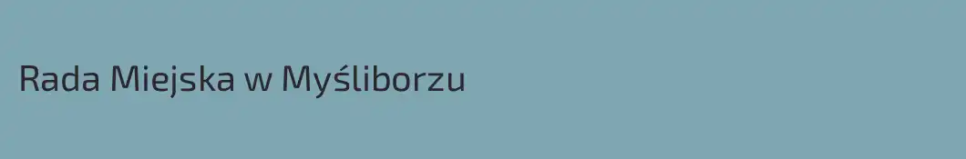 Rada Miejska w Myśliborzu